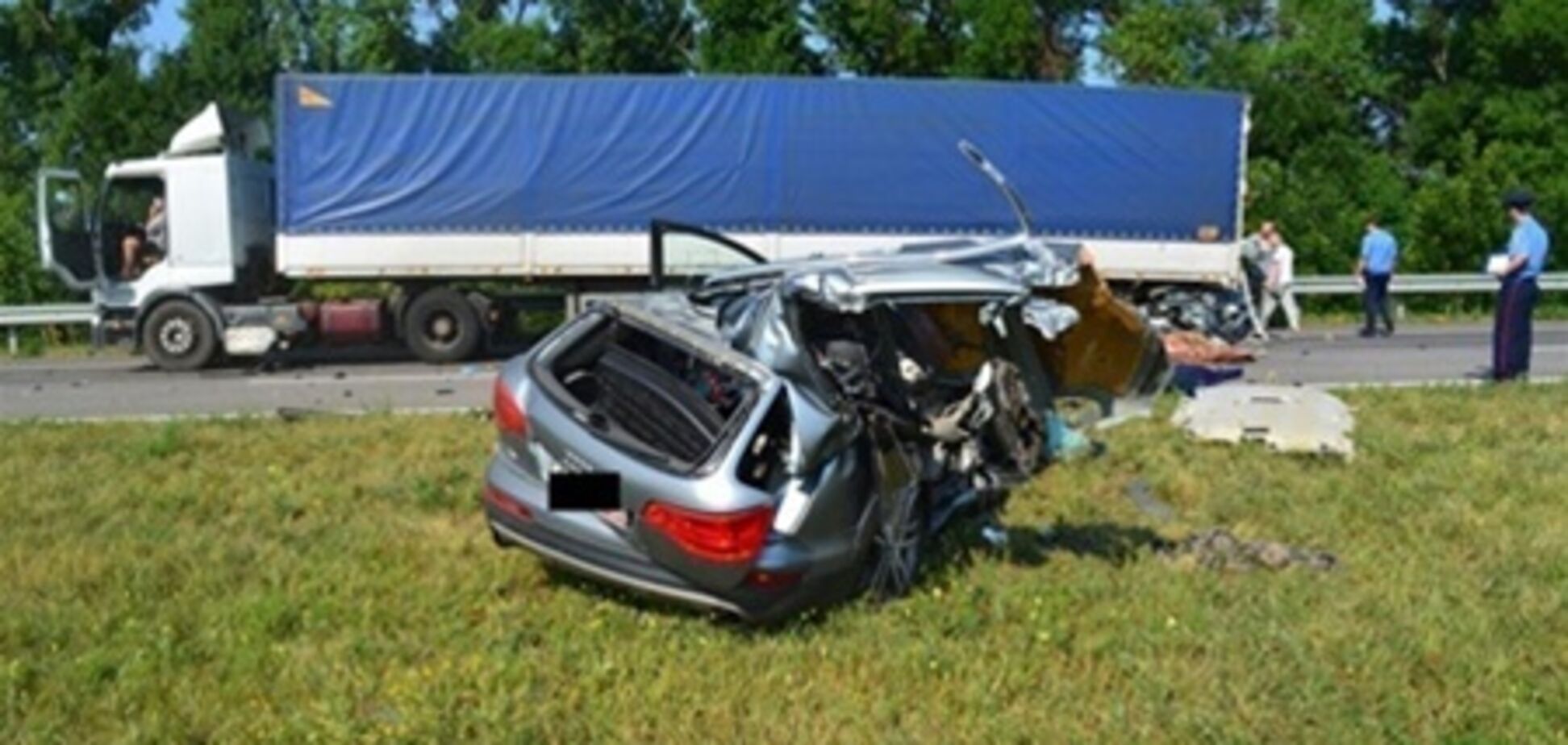 Страшное ДТП на Харьковщине: авто из России въехало в грузовик