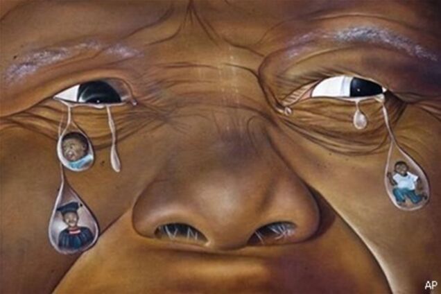 Художники нарисовали портреты Манделы к его дню рождения