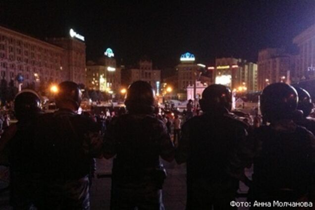 Милиция прокомментировала ночную потасовку на Майдане
