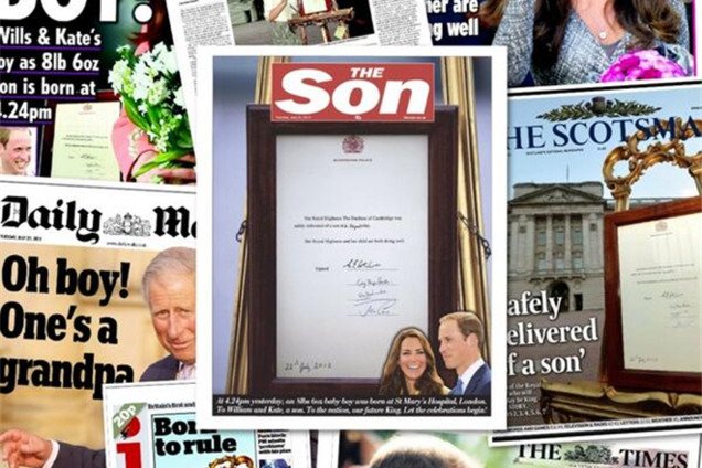 Уильяма и Кейт можно поздравить в Twitter и Facebook