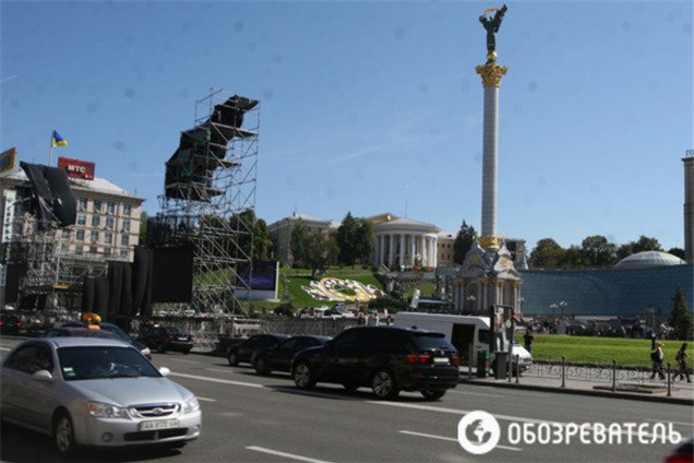 Центр Киева из-за праздника перекроют