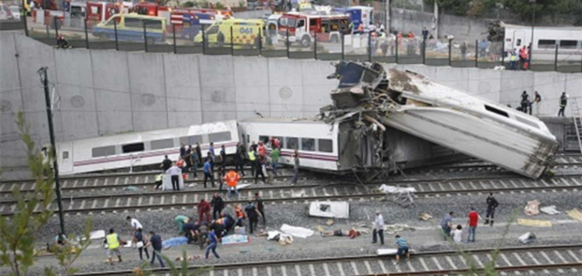 В Іспанії оголошено семиденну жалобу у зв'язку з катастрофою потягу