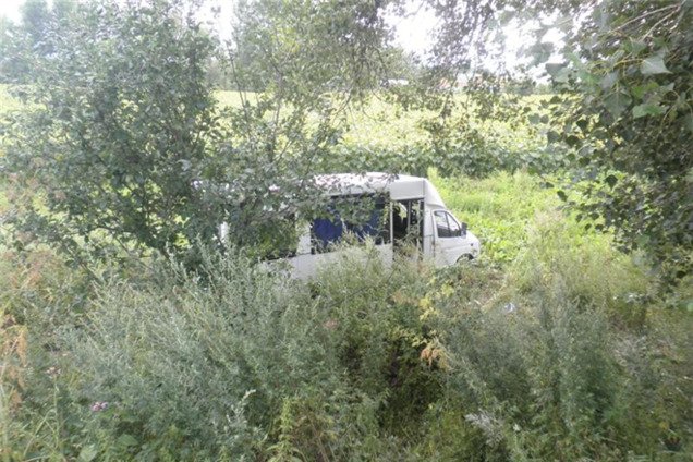В Черкасской области в кювет съехал автобус: 11 пострадавших
