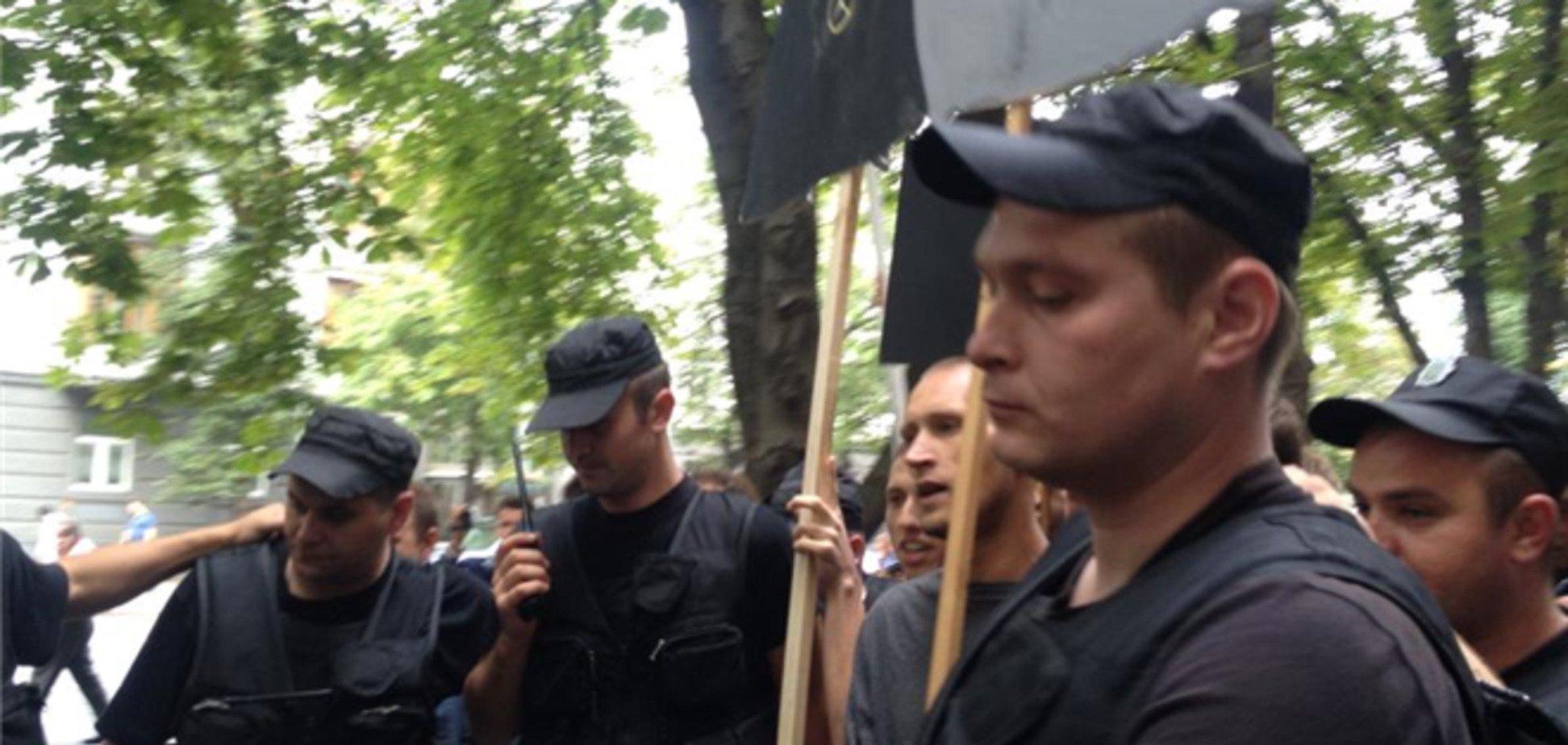 Участников митинга под «Мистецьким арсеналом» задержали