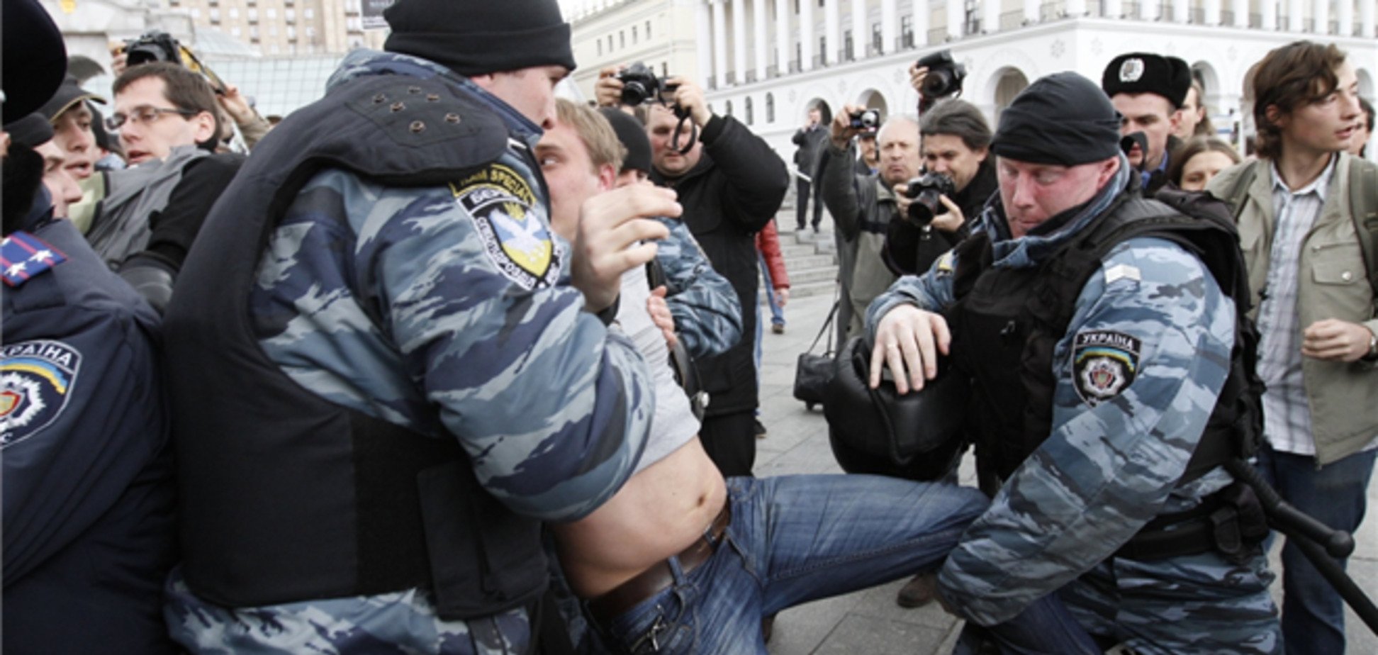 На Майдане задержаны шестеро митинговавших