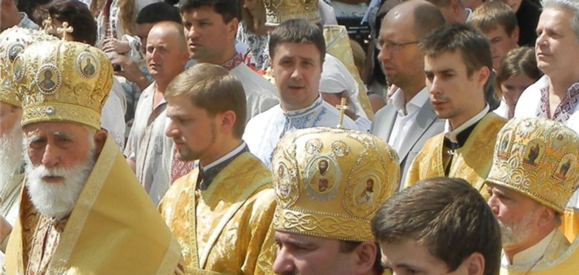 Как Яценюк, Бригинец и Кириленко в церковь ходили