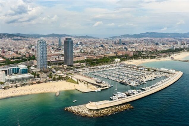 Барселона с высоты