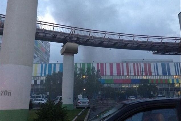 В Москве горит Останкинская телебашня