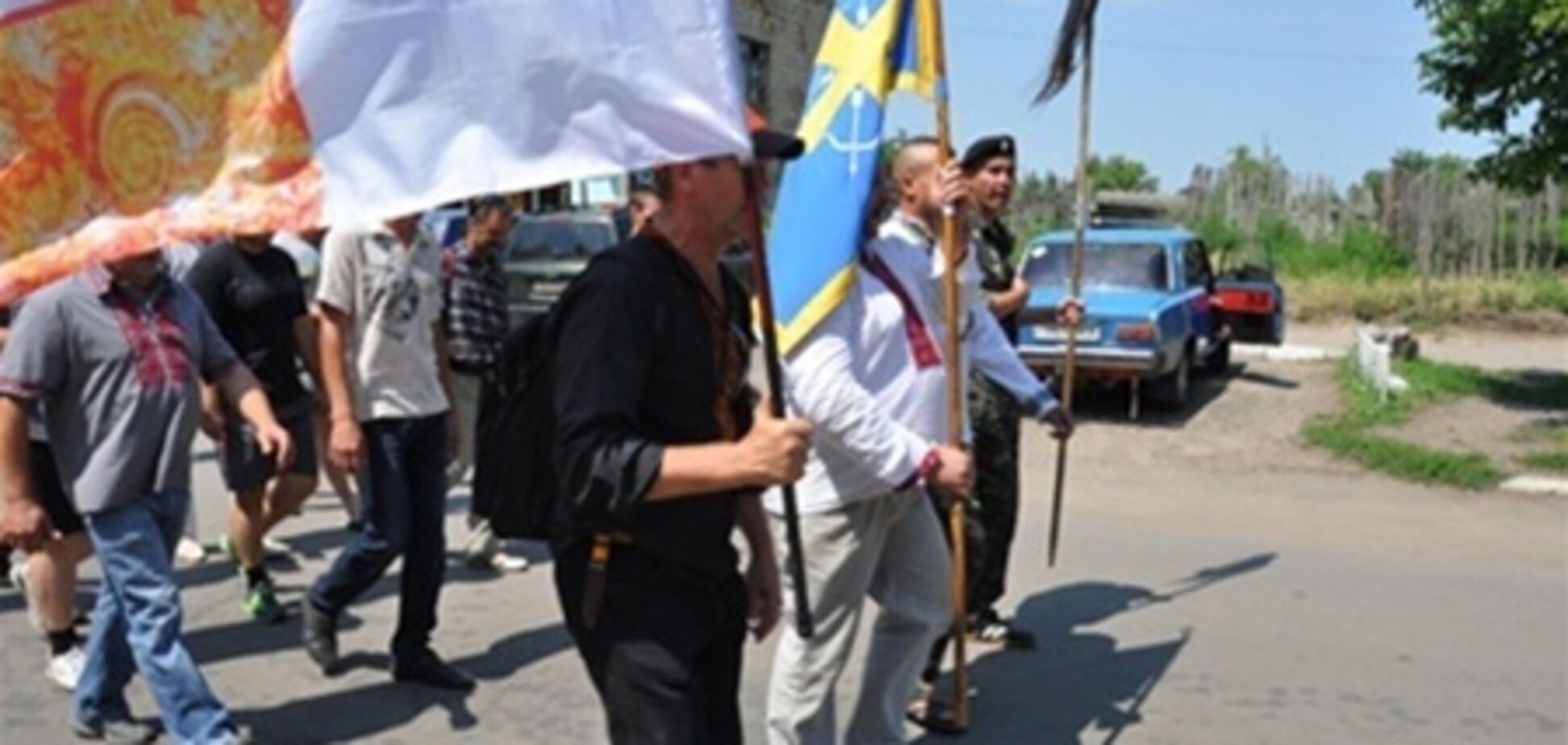 Активісти вручили Врадіївської міліції вимоги і пішли в Київ