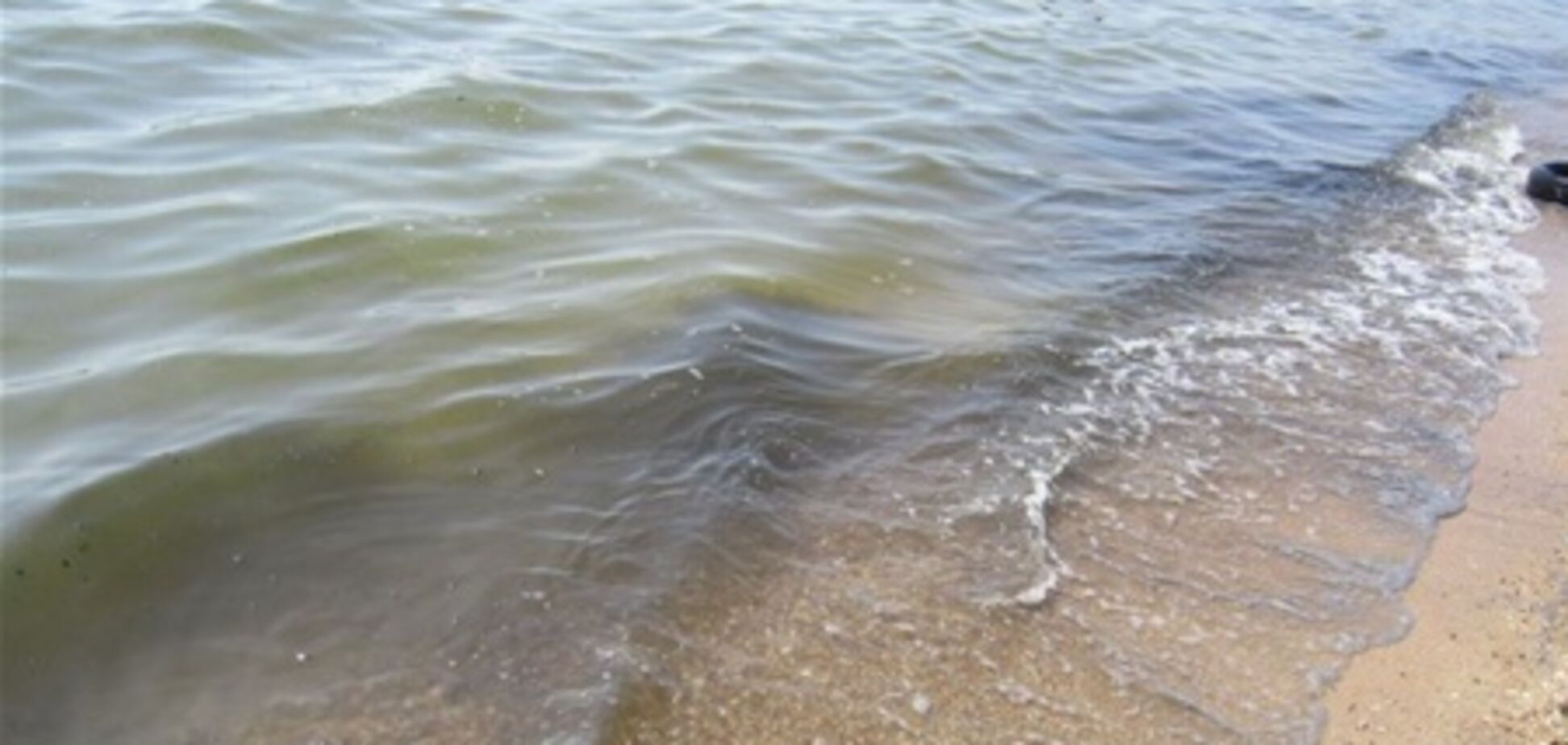 Экологи проверяют огромное черное пятно на Азовском море