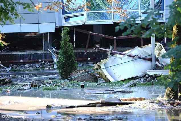 У Краснодарі під час випробувань тріснув басейн