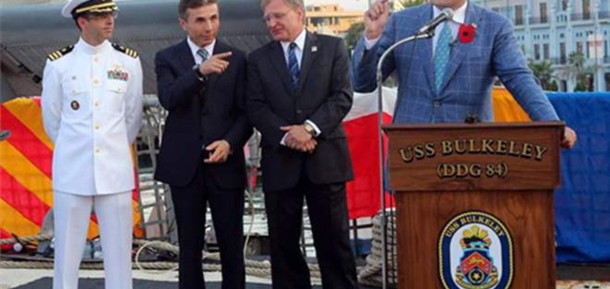 Президент і прем'єр Грузії поскандалили на борту корабля США