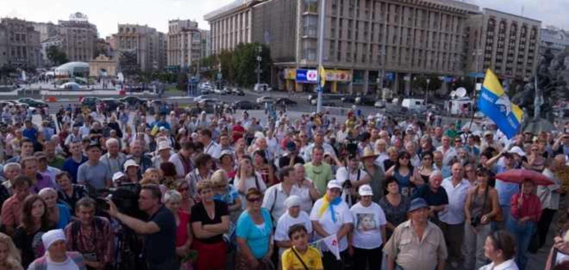 Участники 'Врадиевского шествия' намерены свергнуть Януковича