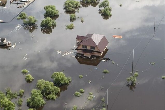 Наводнение в России: уровень воды достиг исторического максимума