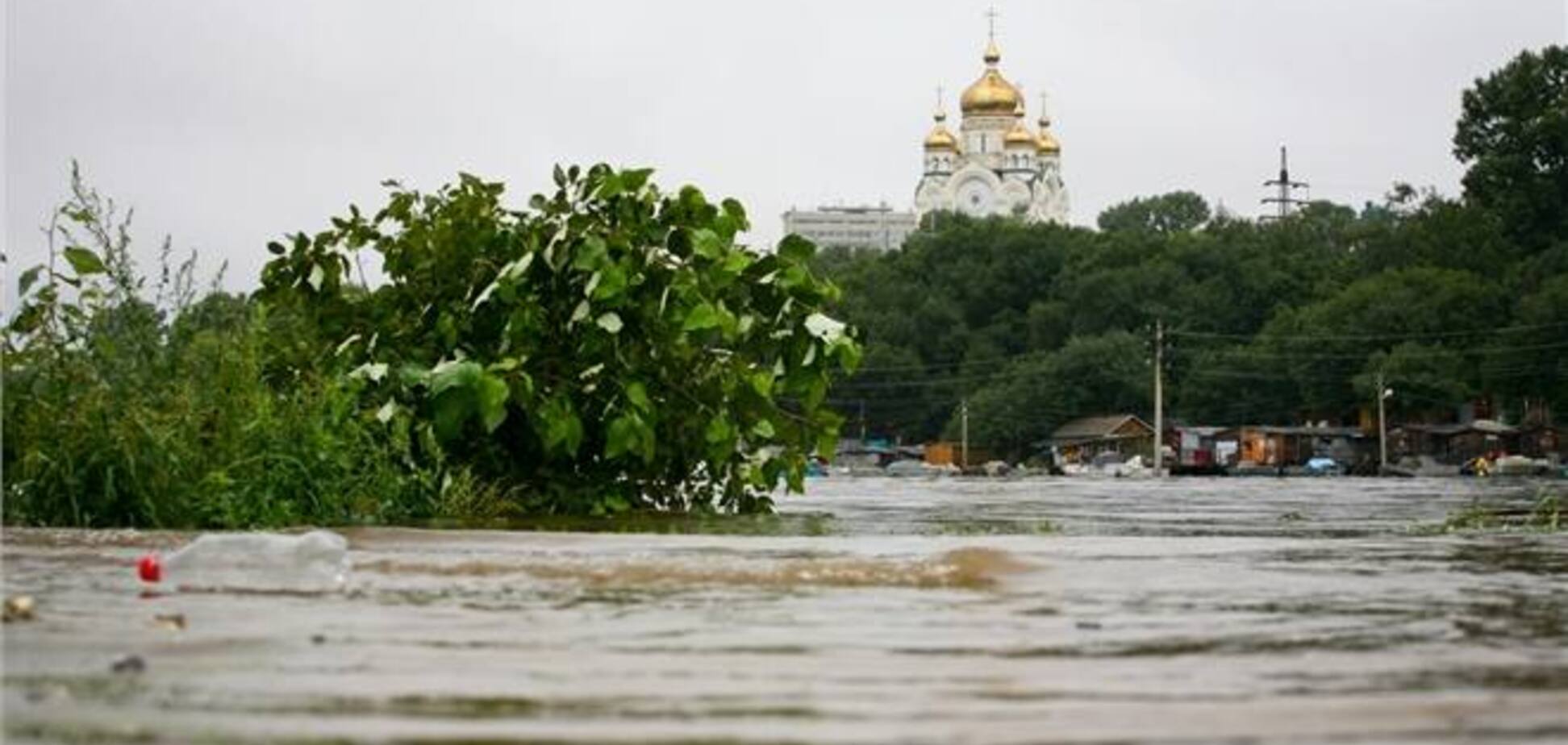 Наводнение достигло Магаданской области России