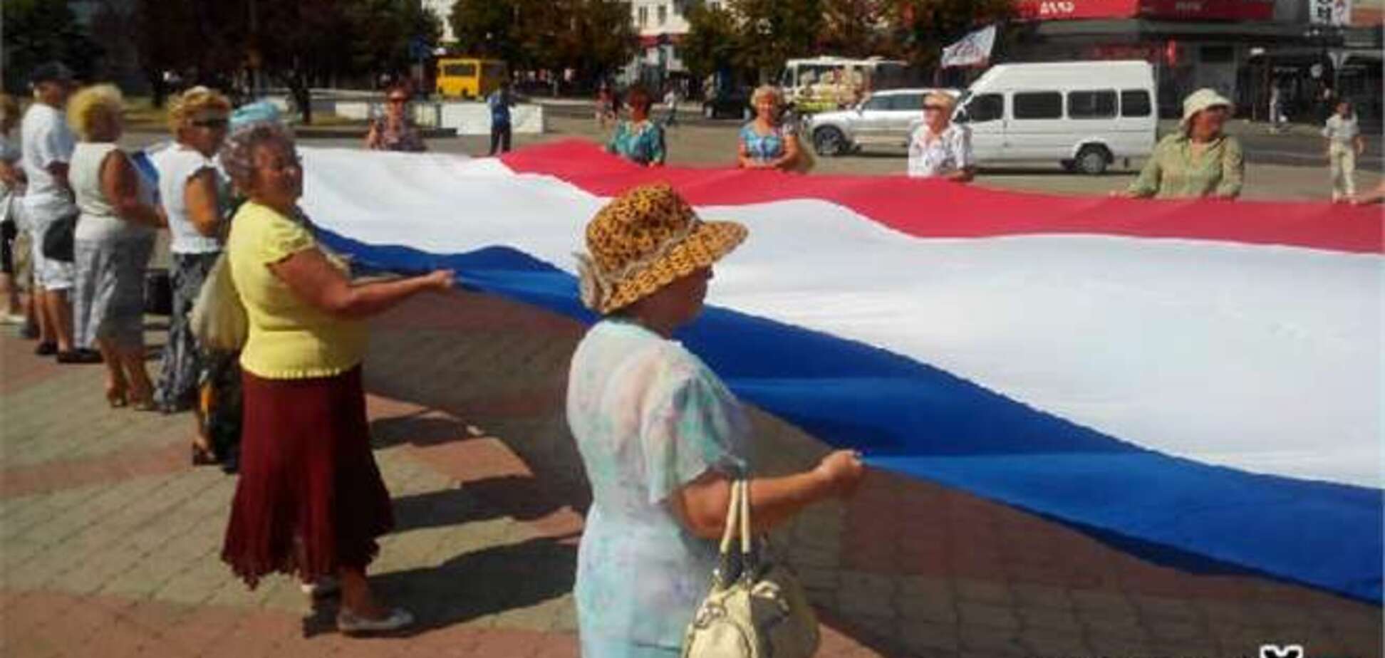 В Крыму активист 'Русского Единства' неожиданно для себя крикнул 'Слава Украине!'