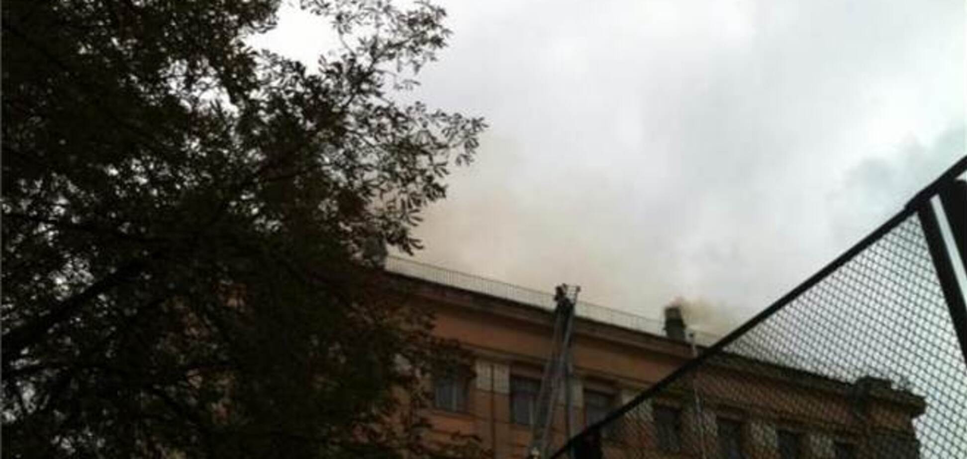 В Киеве горит медуниверситет Богомольца