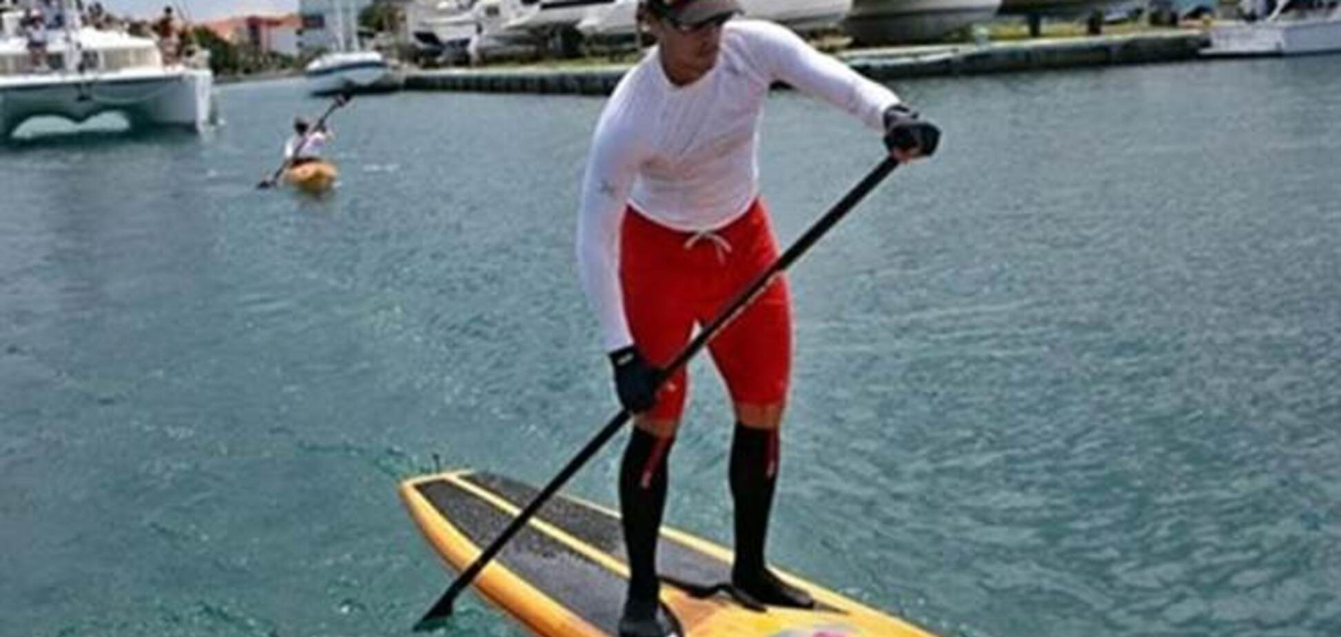 Американец пересек Флоридский пролив на доске для серфинга