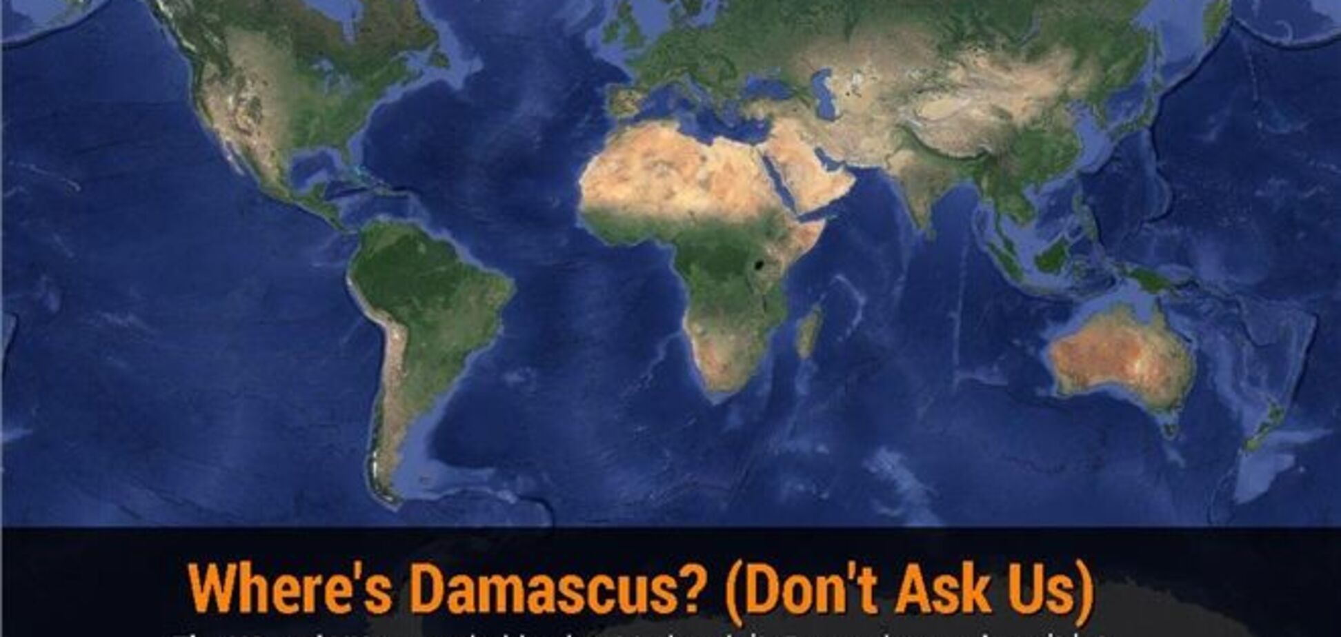 Британские парламентарии увлеклись игрой 'Найди Дамаск на карте'