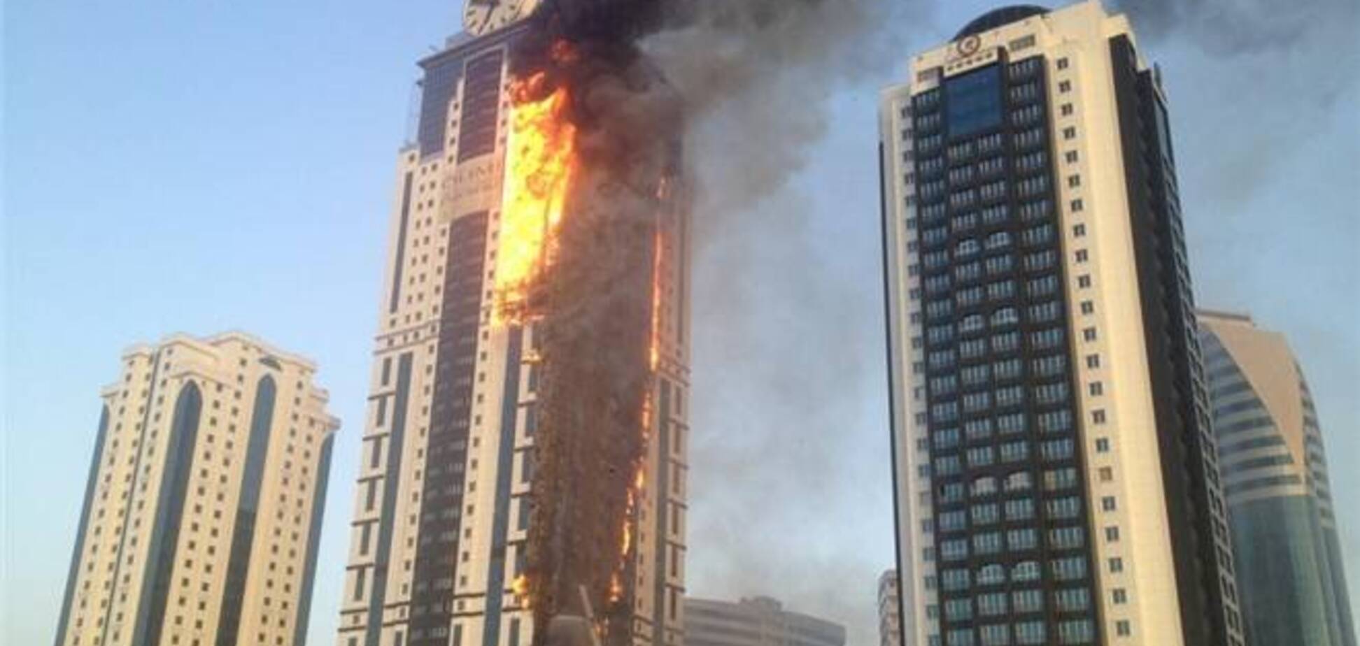 За пожежу 'Грозному-сіті' під суд віддали будівельника