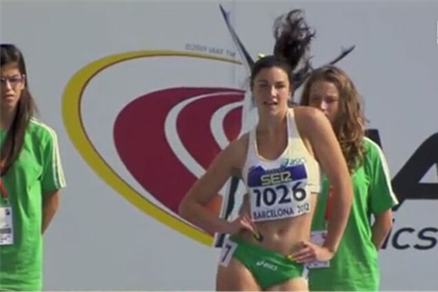 Эротичный забег австралийской спортсменки