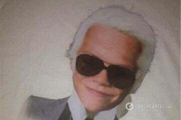 Виктория Бекхэм сделала из сына копию Карла Лагерфельда