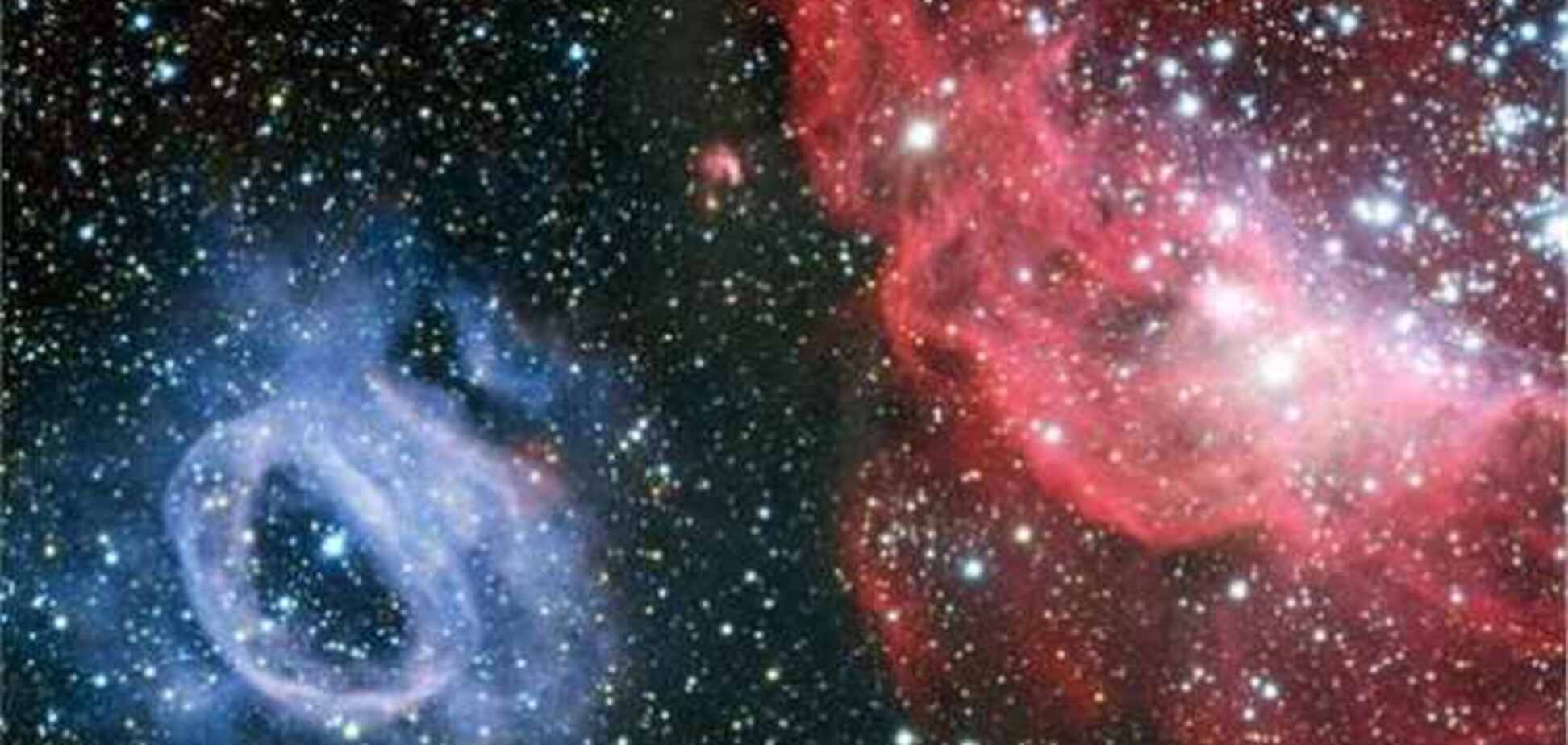 Телескоп в Чили снял мерцающие космические облака