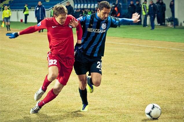 Премьер-лига Украины. 'Черноморец' сильнее 'Ильичевца'