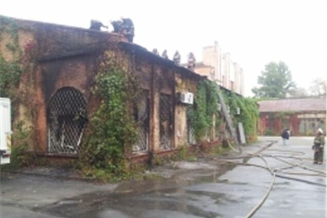 У Києві горіла кіностудія ім. Довженка