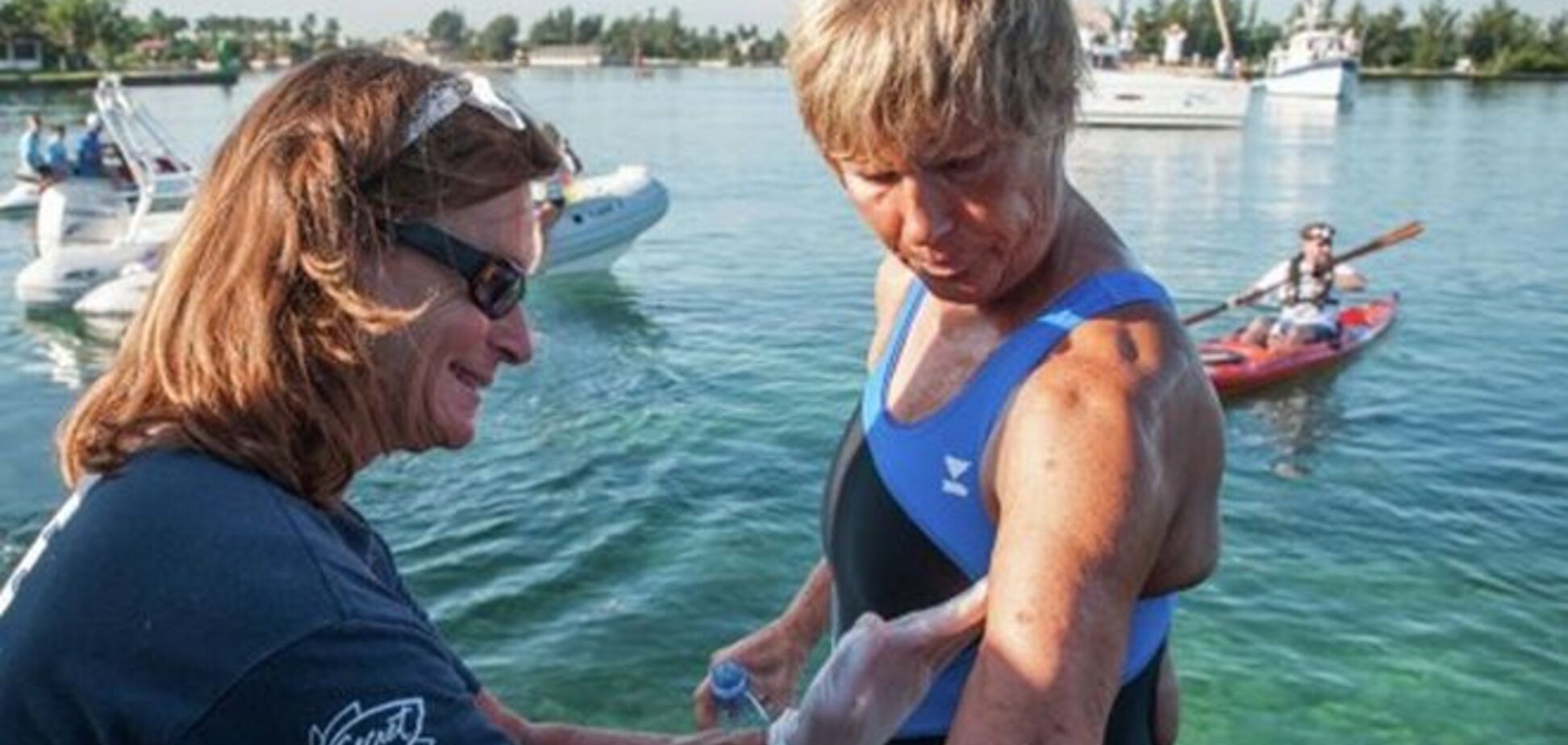 Американка доплыла из Гаваны до Флориды без защиты от акул