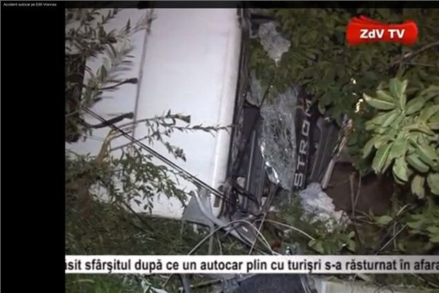 В Румынии перевернулся автобус с украинцами: двое погибли, пятеро в больнице