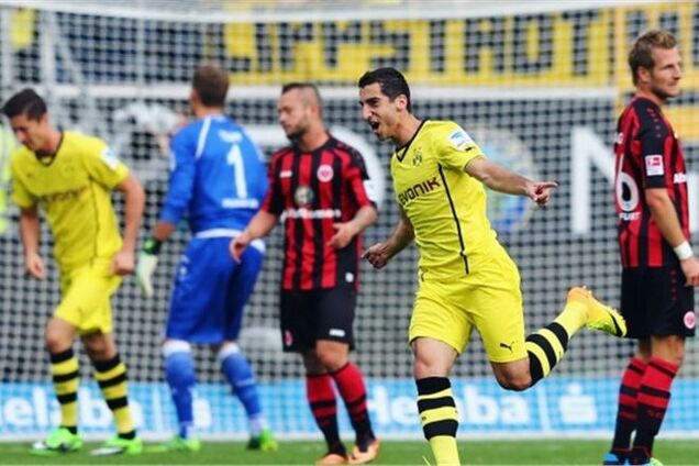 Дубль Мхитаряна принес победу 'Боруссии'. Видео