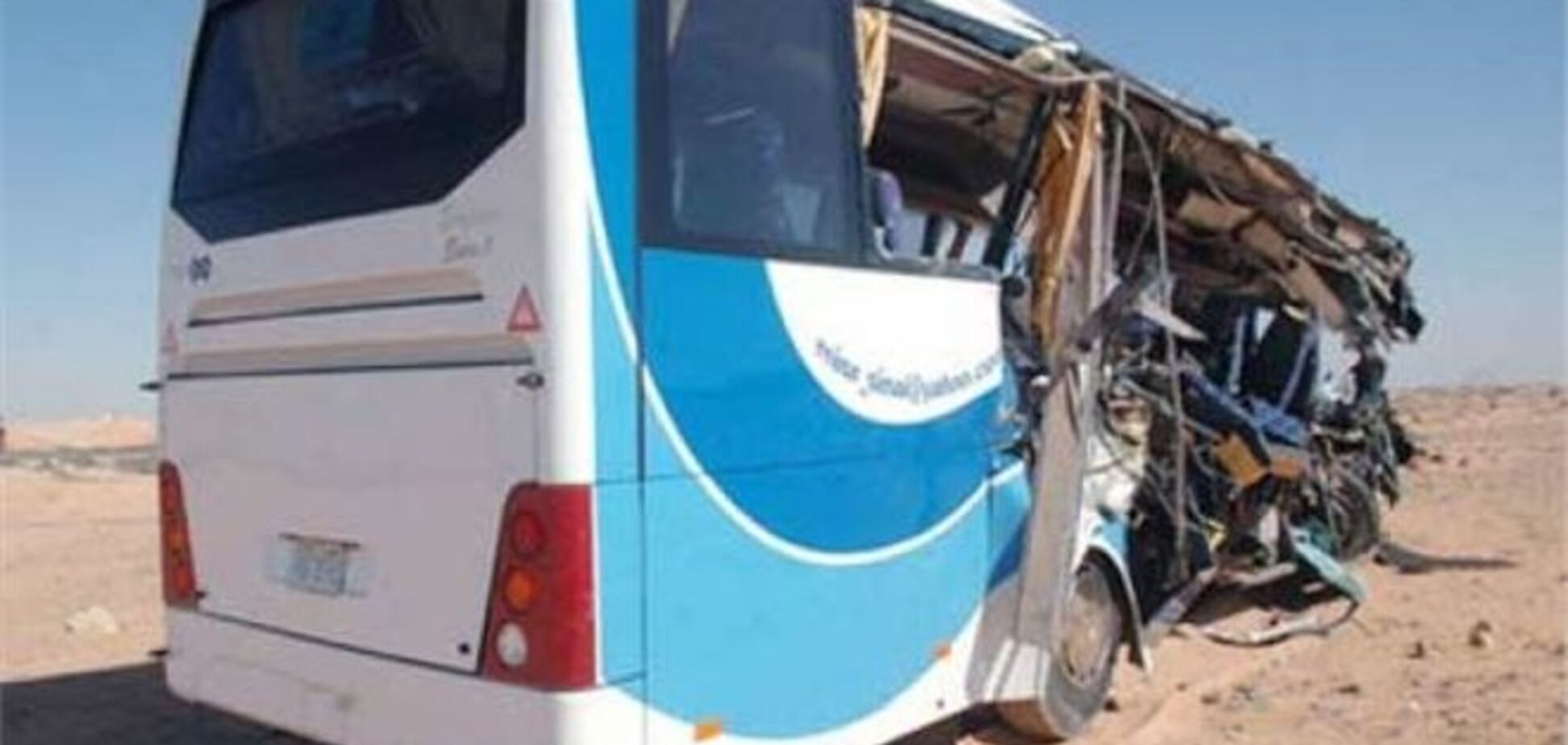 В Египте перевернулся автобус с туристами 