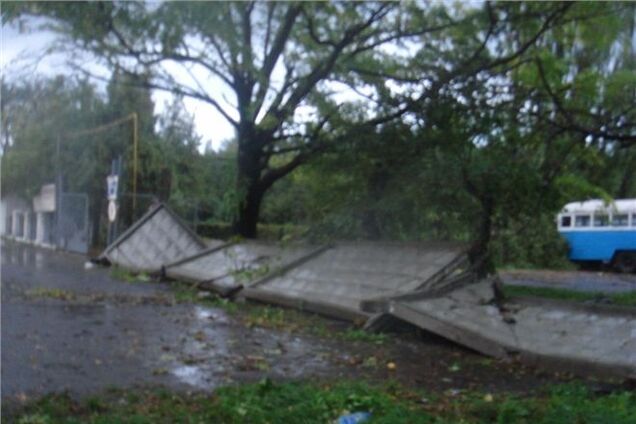 Львовщину атаковал мощный ураган