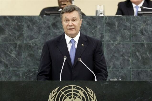Янукович закликав дати країнам Східної Європи місце непостійного члена РБ ООН