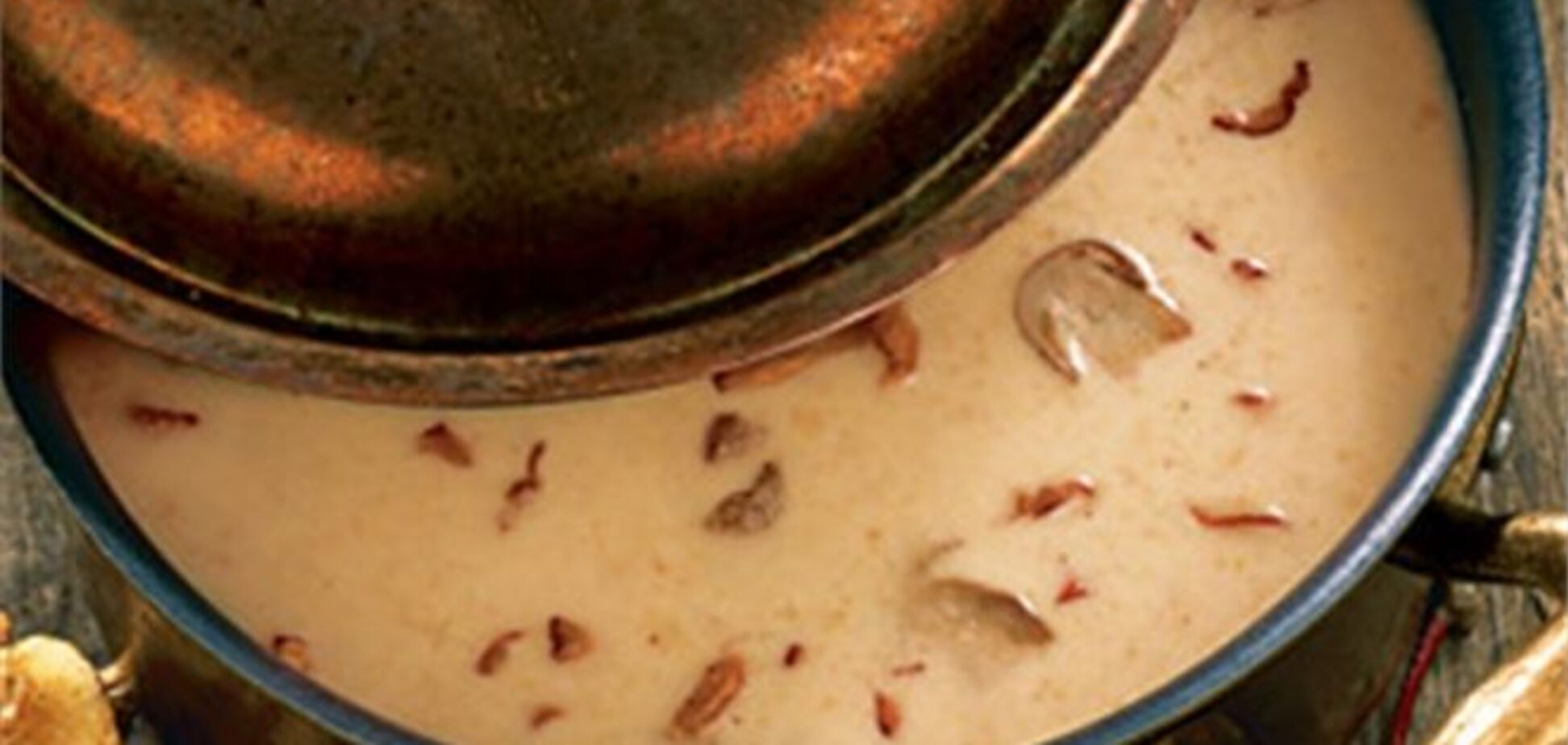 Крем-суп с лесными грибами