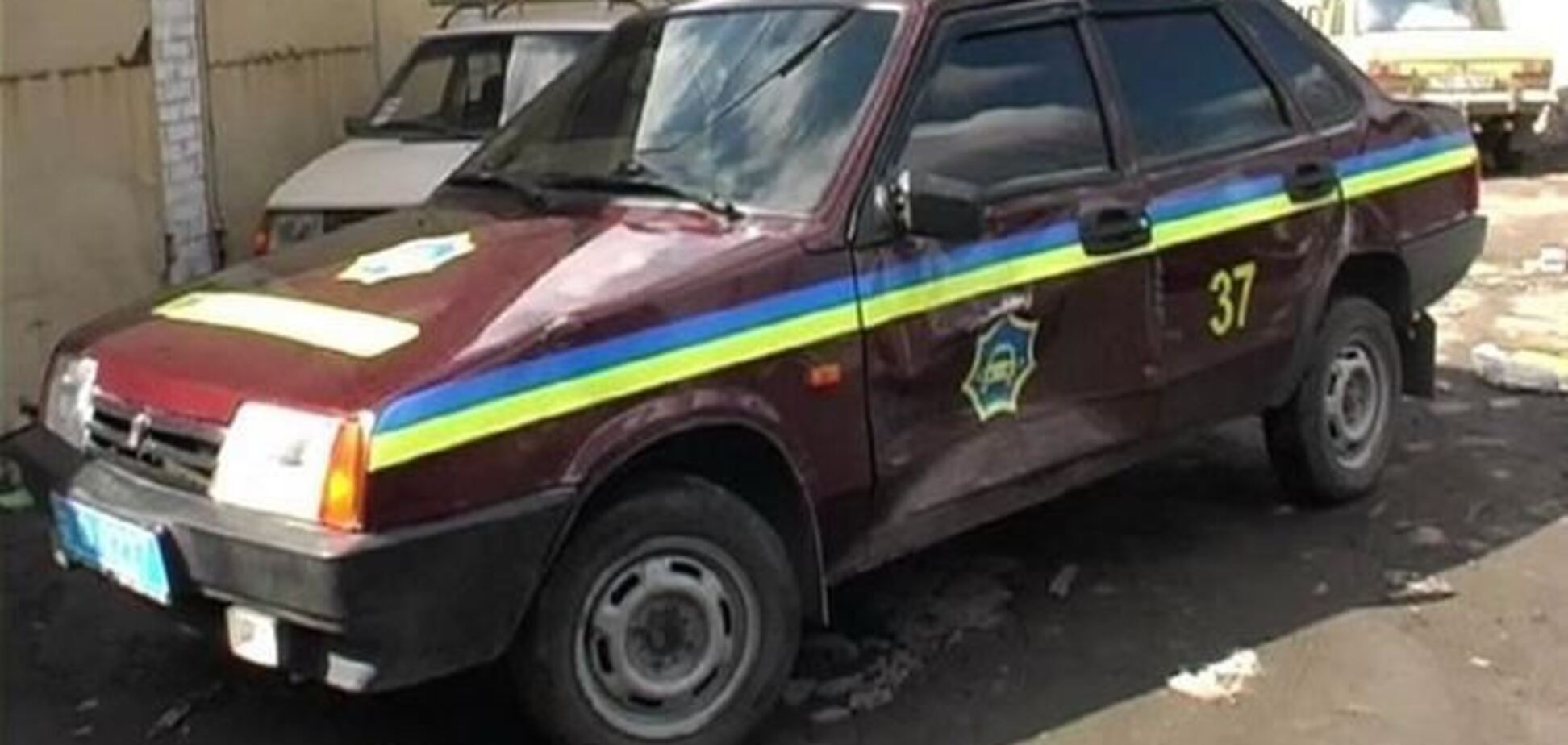 В Киеве милиционер наехал на девушку на служебном авто