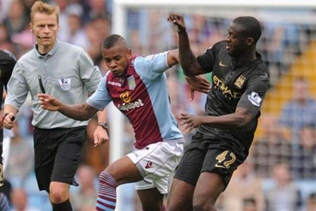 'Манчестер Сити' капитулировал перед 'Астон Виллой'