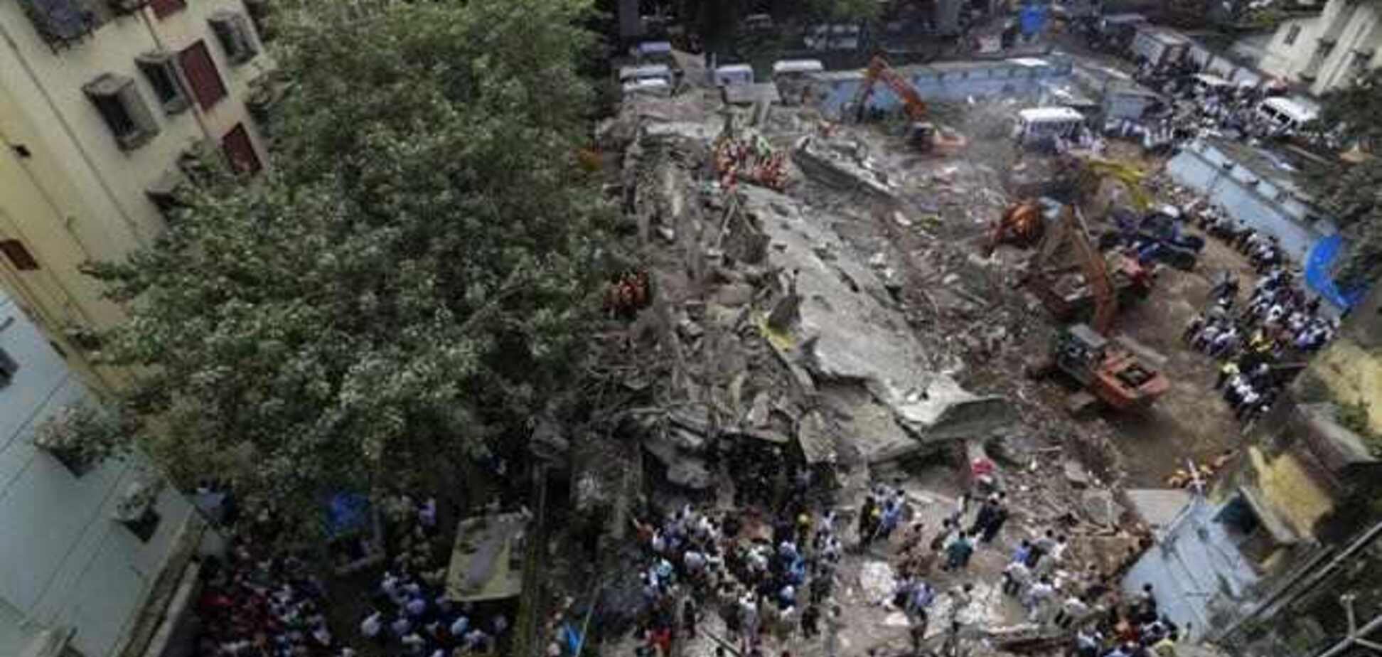 На завалами зруйнованого будинку в Мумбаї залишаються десятки людей