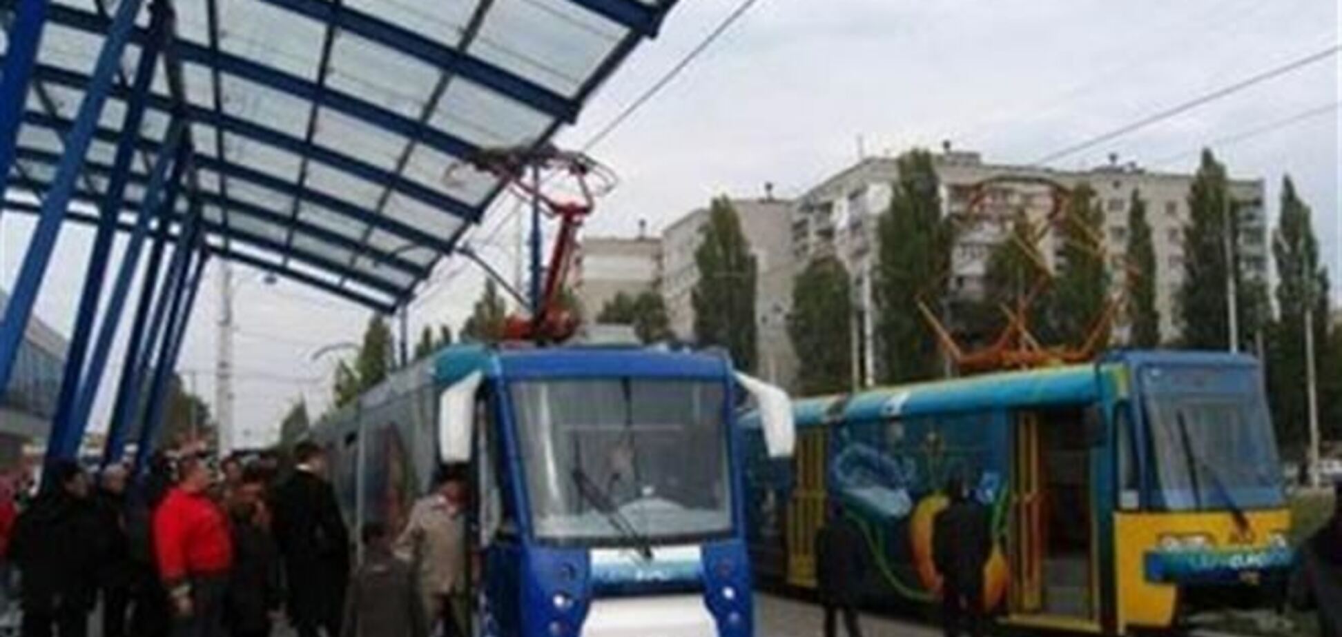 В трамваях Киева появился бесплатный Интернет