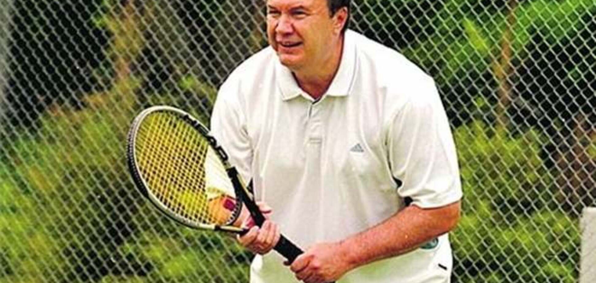 Партнери Януковича з тенісу: у нього феноменальне відчуття м'яча