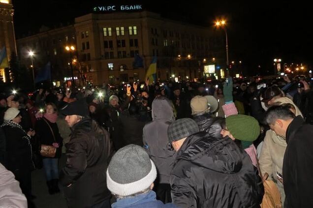Харьковский Евромайдан обесточили