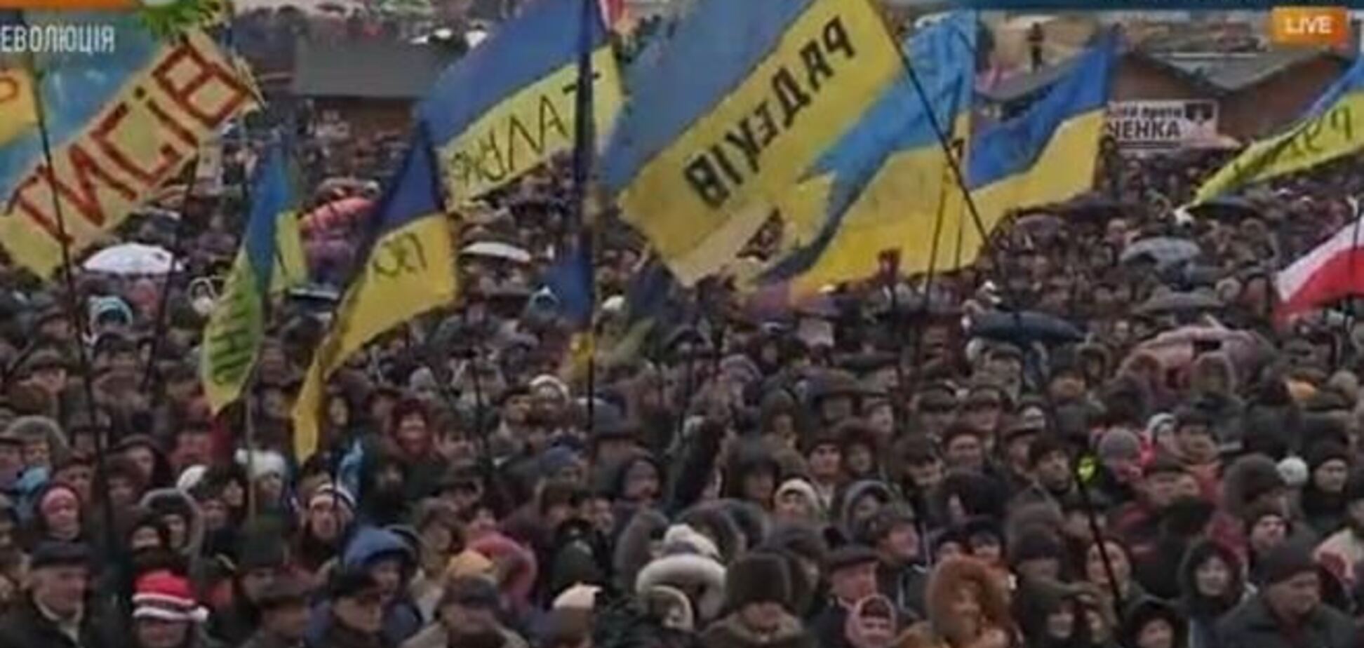 Милиция насчитала на Евромайдане восемь тысяч человек