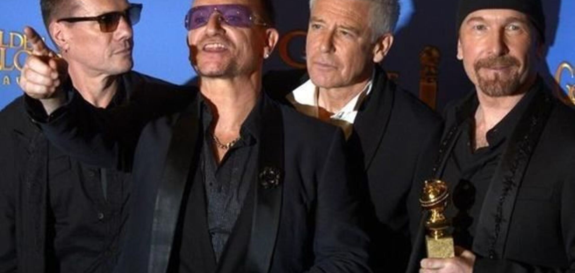 U2 получили 'Золотой глобус' за песню про Нельсона Манделу