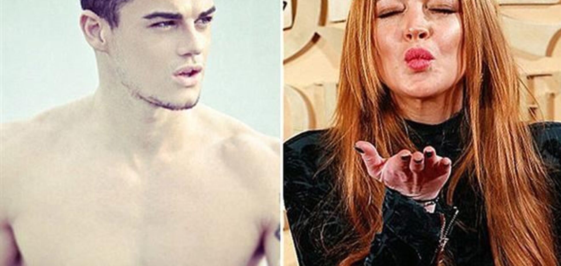 Линдси Лохан встречается с британским манекенщиком