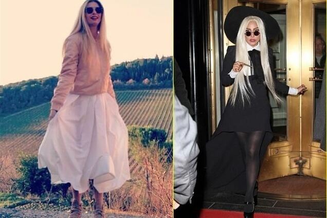 Вера Брежнева примеряла образ Леди Гаги