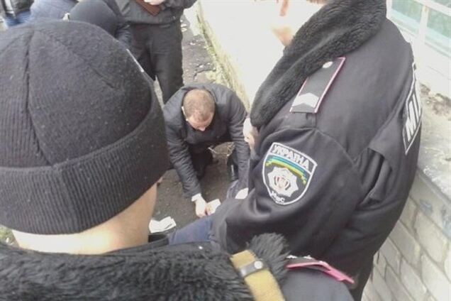 В Киеве вор-кавказец выпрыгнул с третьего этажа