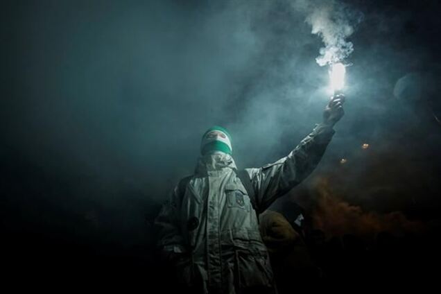 Попыткой поджога националистами отеля в центре Киева занялась милиция