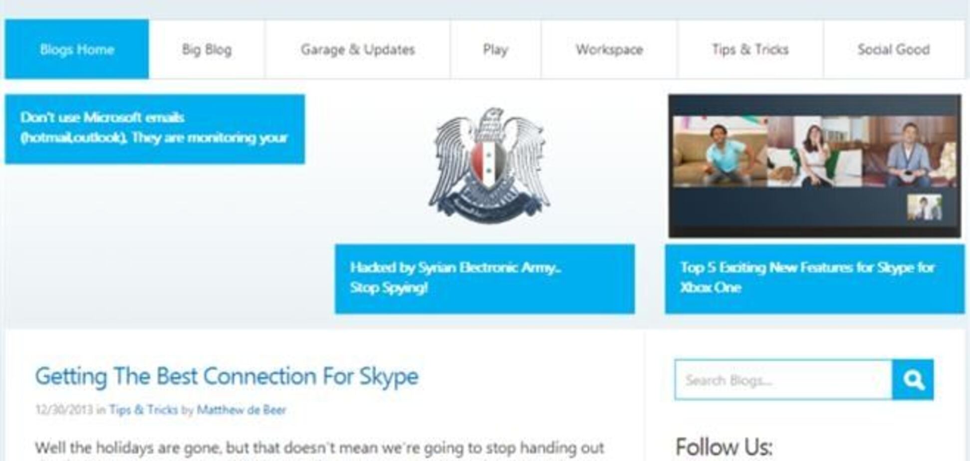 Хакеры взломали аккаунты Skype в соцсетях