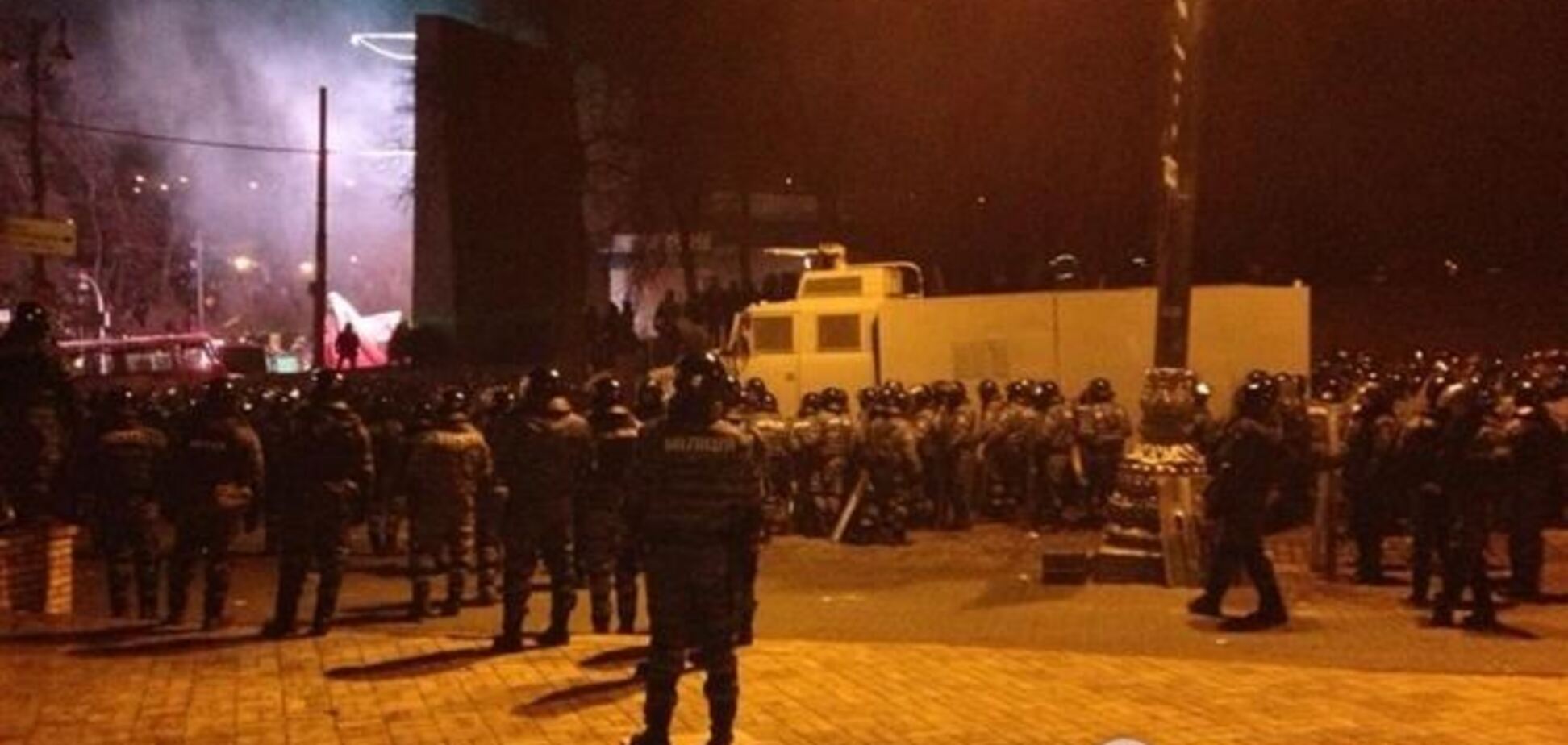 'Беркут' предупредил о возможном использовании оружия